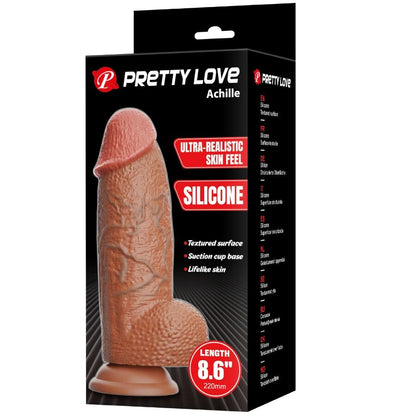 Pretty Loveachille Ultra Realistic Dildo 22 Cm | Niks.fi verkkokauppa