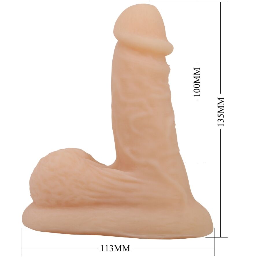 Wildon Ultra Realistic And Elastic Dildo 10 Cm Natural | Niks.fi verkkokauppa