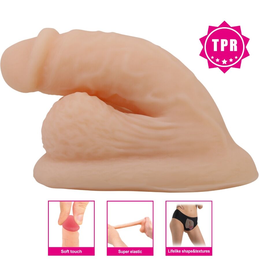Wildon Ultra Realistic And Elastic Dildo 10 Cm Natural | Niks.fi verkkokauppa
