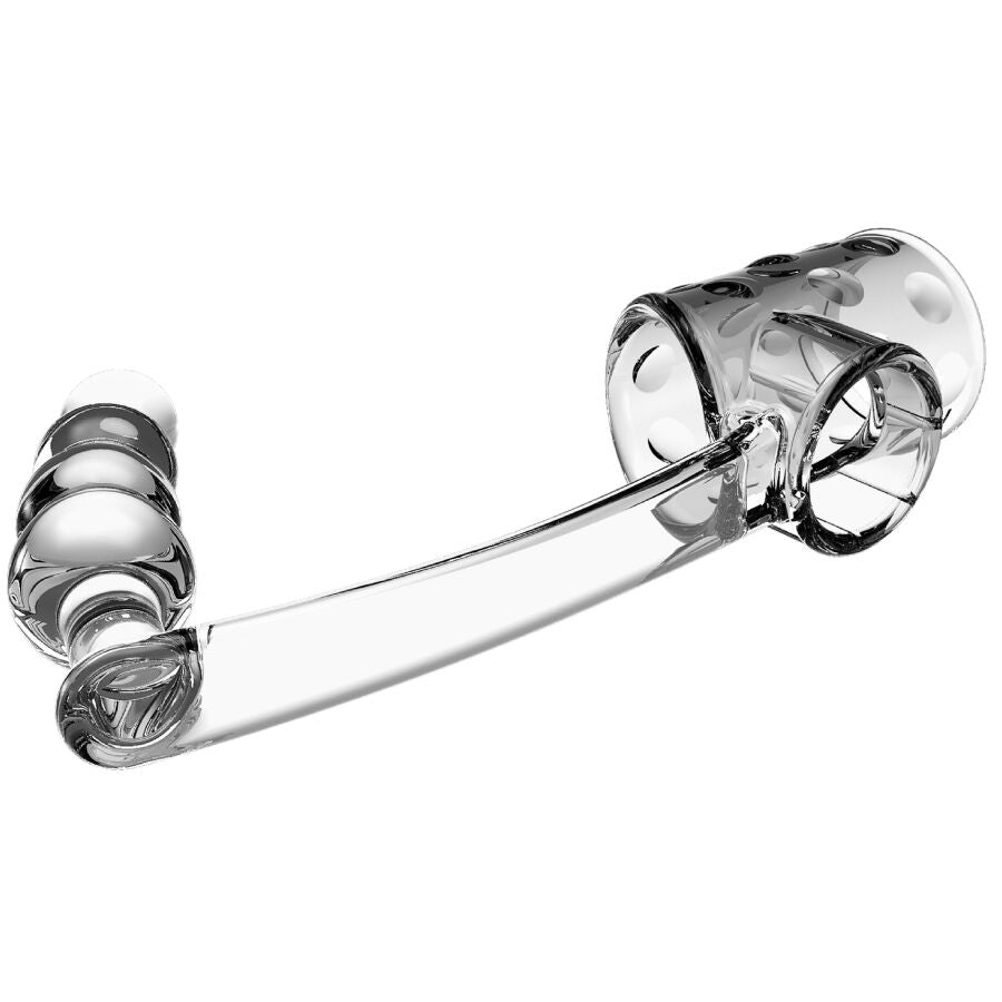 Pretty Lovepenis Sleeve With Anal Plug Transparent | Niks.fi verkkokauppa