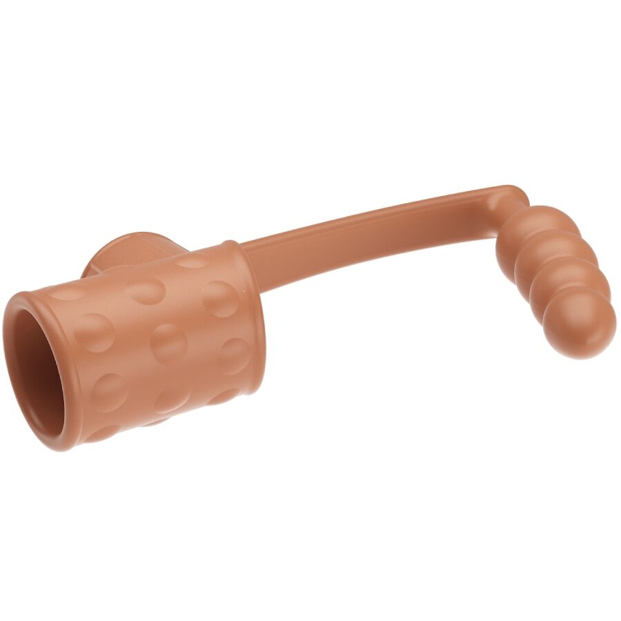 Pretty Lovepenis Sleeve With Anal Plug Natural | Niks.fi verkkokauppa