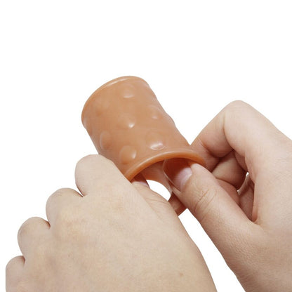 Pretty Lovepenis Sleeve With Anal Plug Natural | Niks.fi verkkokauppa