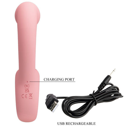 Pretty Loveerynnyes G-Spot Vibrator + Clitoris Stimulator 10 Vibrations Pink | Niks.fi verkkokauppa
