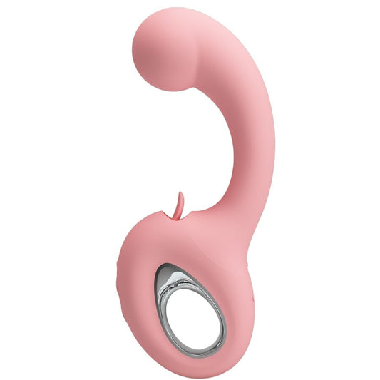 Pretty Loveerynnyes G-Spot Vibrator + Clitoris Stimulator 10 Vibrations Pink | Niks.fi verkkokauppa