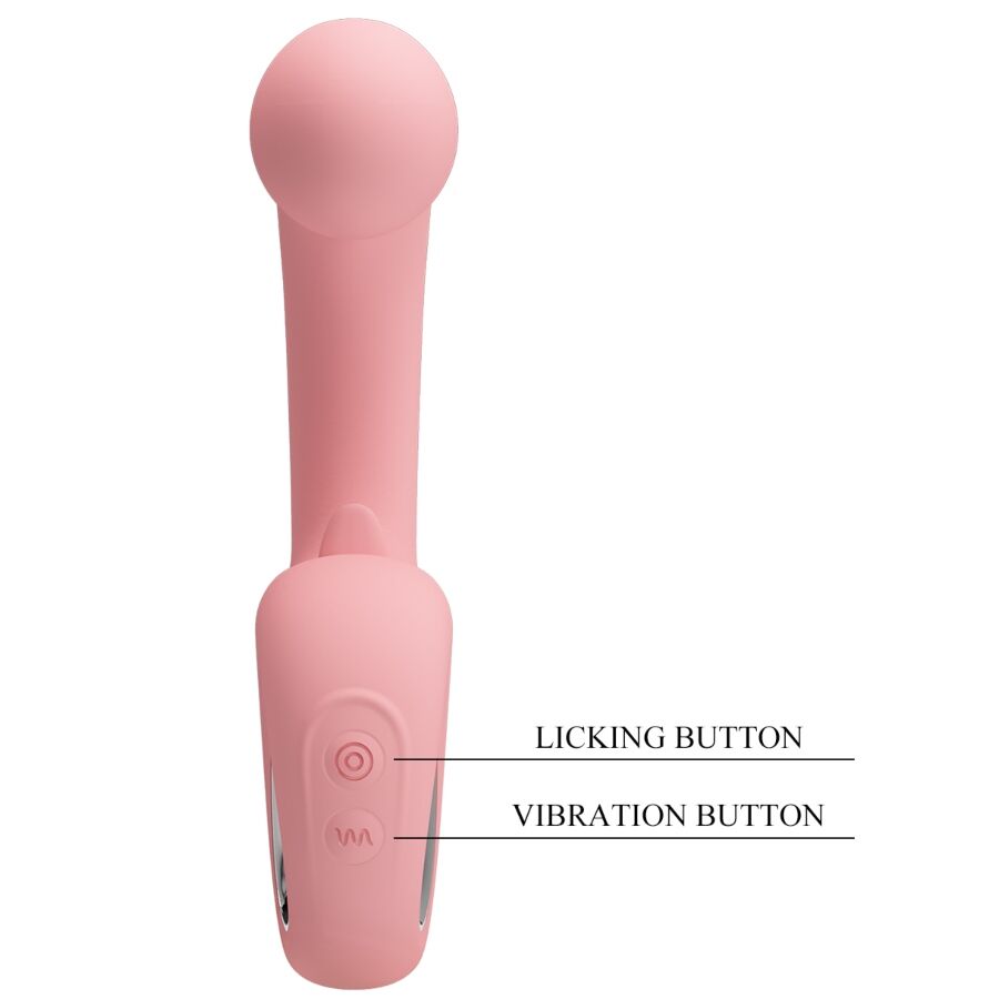 Pretty Loveerynnyes G-Spot Vibrator + Clitoris Stimulator 10 Vibrations Pink | Niks.fi verkkokauppa