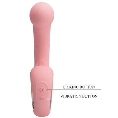 Pretty Loveerynnyes G-Spot Vibrator + Clitoris Stimulator 10 Vibrations Pink | Niks.fi verkkokauppa