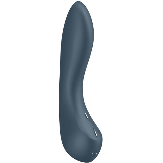 Satisfyerg-Spot Wave 4 12 Vibrations Program Vibrator Dark Grey | Niks.fi verkkokauppa