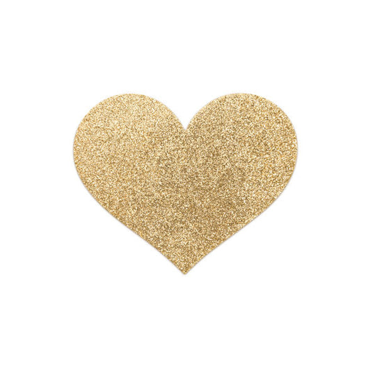 Bijoux Indiscrets Flash Golden Heart Nipple Covers | Niks.fi verkkokauppa