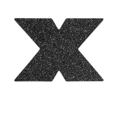 Bijoux Indiscrets Flash Cross Black Nipple Caps | Niks.fi verkkokauppa