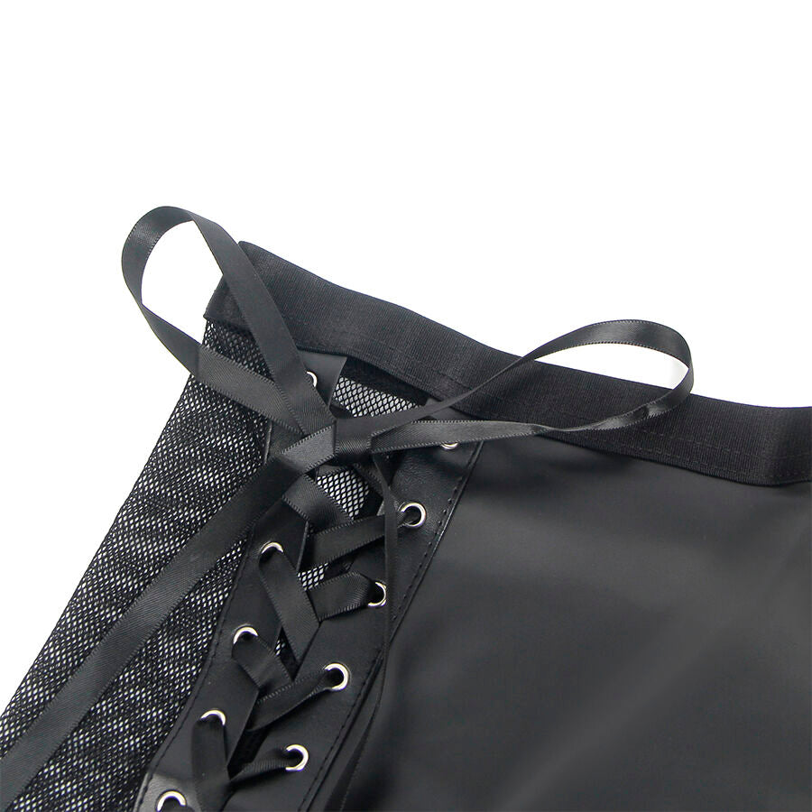 Subblime957582 Leather Bra And Skirt Set Black S/M | Niks.fi verkkokauppa