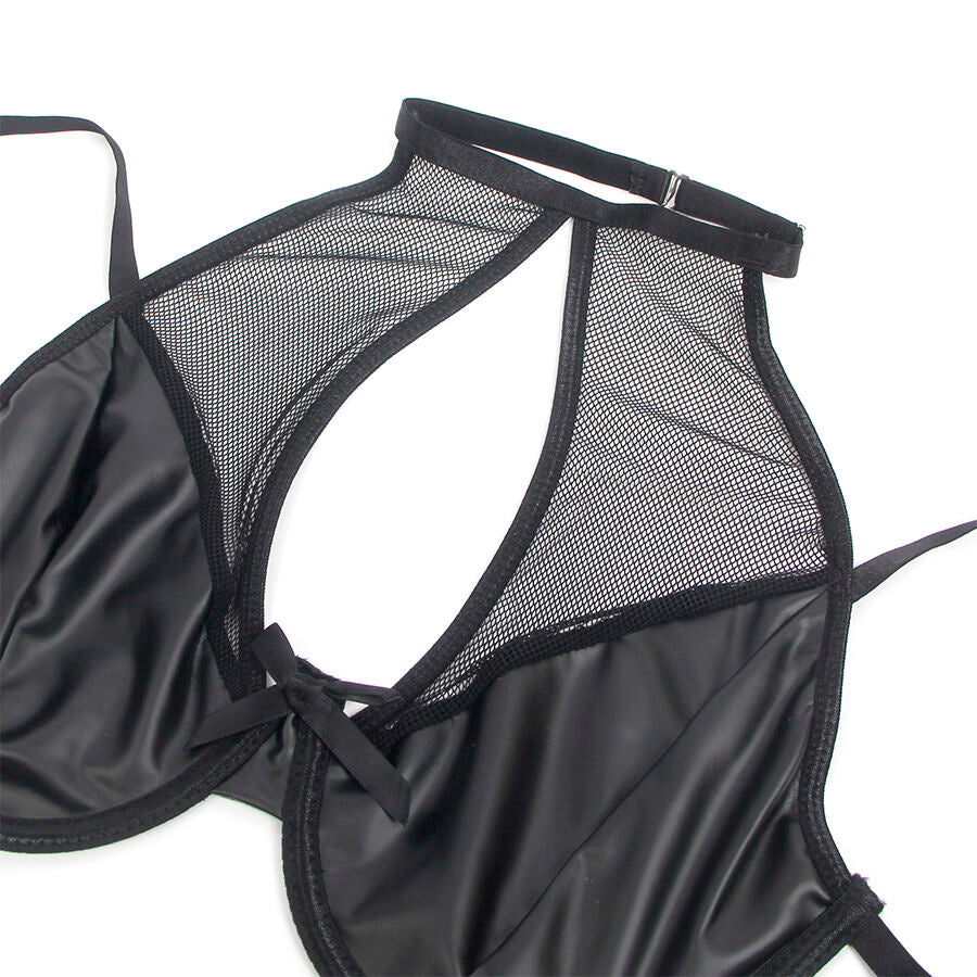 Subblime957599 Leather Bra And Skirt Set Black L/Xl | Niks.fi verkkokauppa