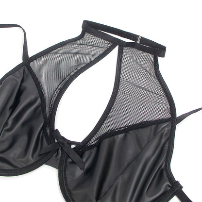 Subblime957599 Leather Bra And Skirt Set Black L/Xl | Niks.fi verkkokauppa