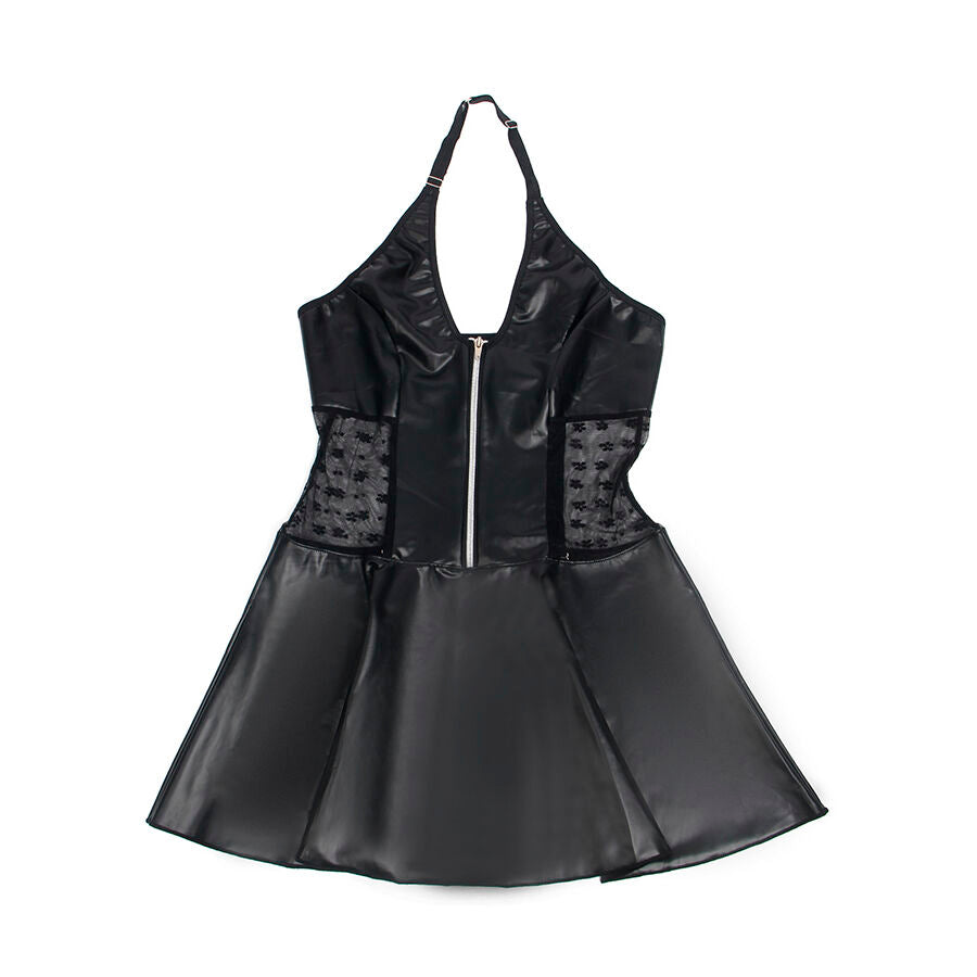 Subblime957711 Lace Zipper Leather Dress Black L/Xl | Niks.fi verkkokauppa