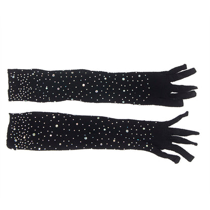 Subblime957469Shine Transparent Gloves Black S/M | Niks.fi verkkokauppa