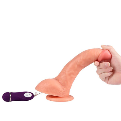 Beast Vibrating Dildo With Remote Control 24.5 Cm | Niks.fi verkkokauppa
