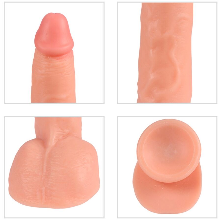 Beast Vibrating Dildo With Remote Control 24.5 Cm | Niks.fi verkkokauppa