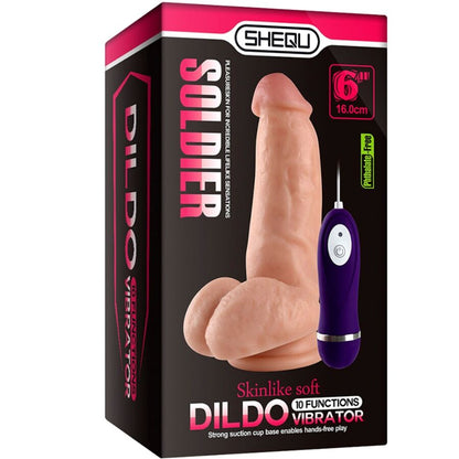 Soldier Vibrator Dildo With Remote Control 16 Cm | Niks.fi verkkokauppa