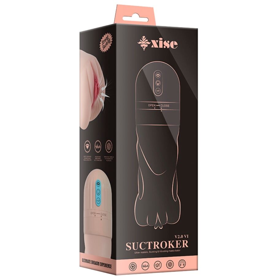 Suctroker V2.0 Vi Vagina Masturbator With Vibration | Niks.fi verkkokauppa