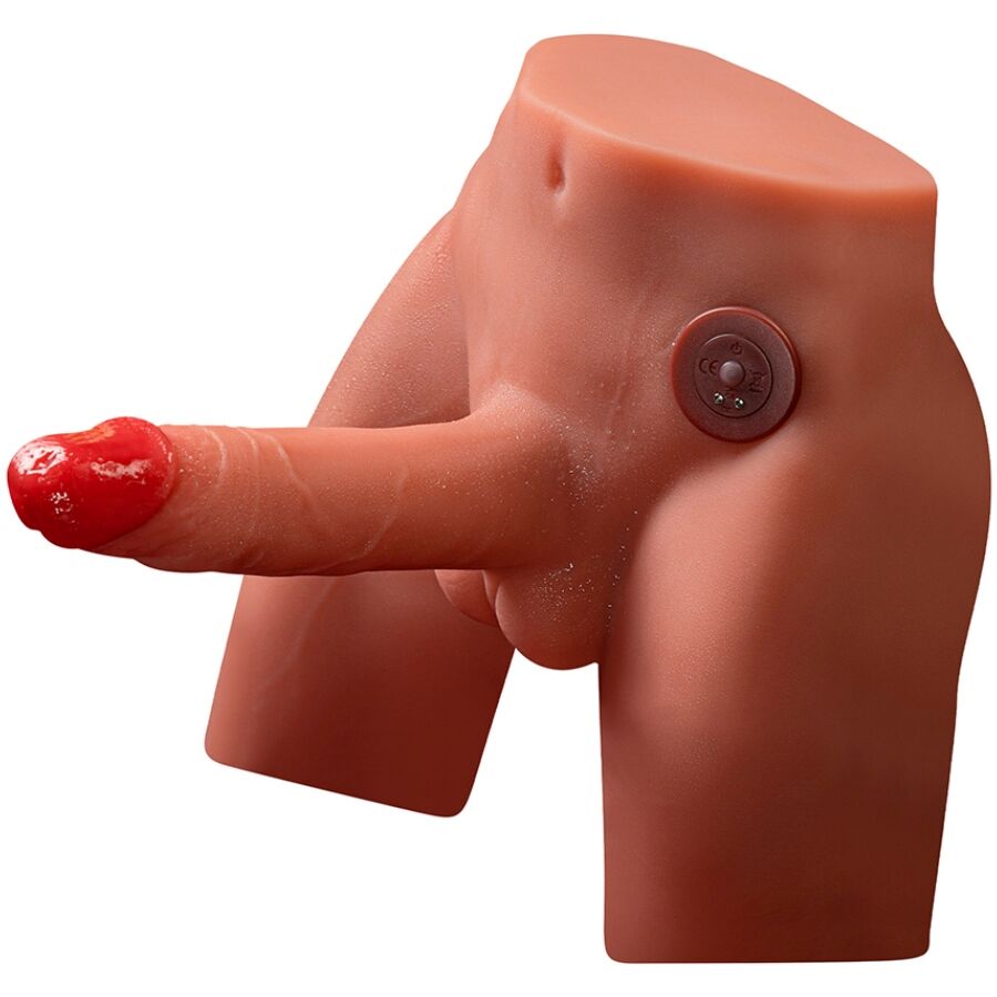 Jason Realistic Dildo Masturbator With Thrusting And Vibration 17 Cm | Niks.fi verkkokauppa