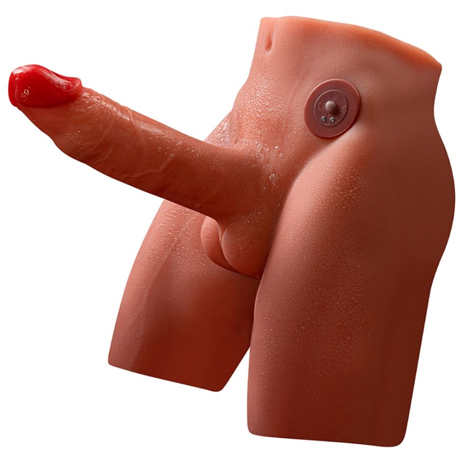 Jason Realistic Dildo Masturbator With Thrusting And Vibration 17 Cm | Niks.fi verkkokauppa