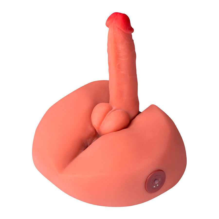 Honey Realistic Dildo Masturbator With Vibration 25 Cm | Niks.fi verkkokauppa