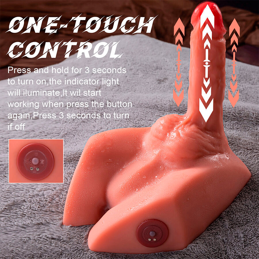Michael Realistic Dildo And Anus Masturbator With Thrusting 15 Cm | Niks.fi verkkokauppa