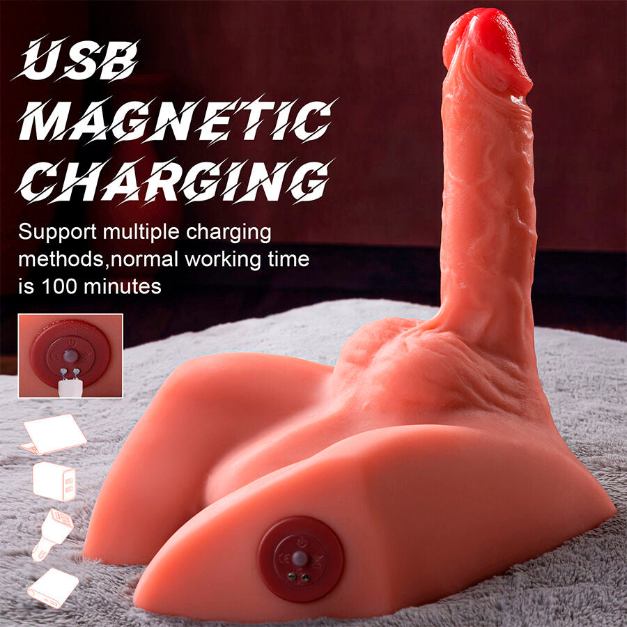 Michael Realistic Dildo And Anus Masturbator With Thrusting 15 Cm | Niks.fi verkkokauppa