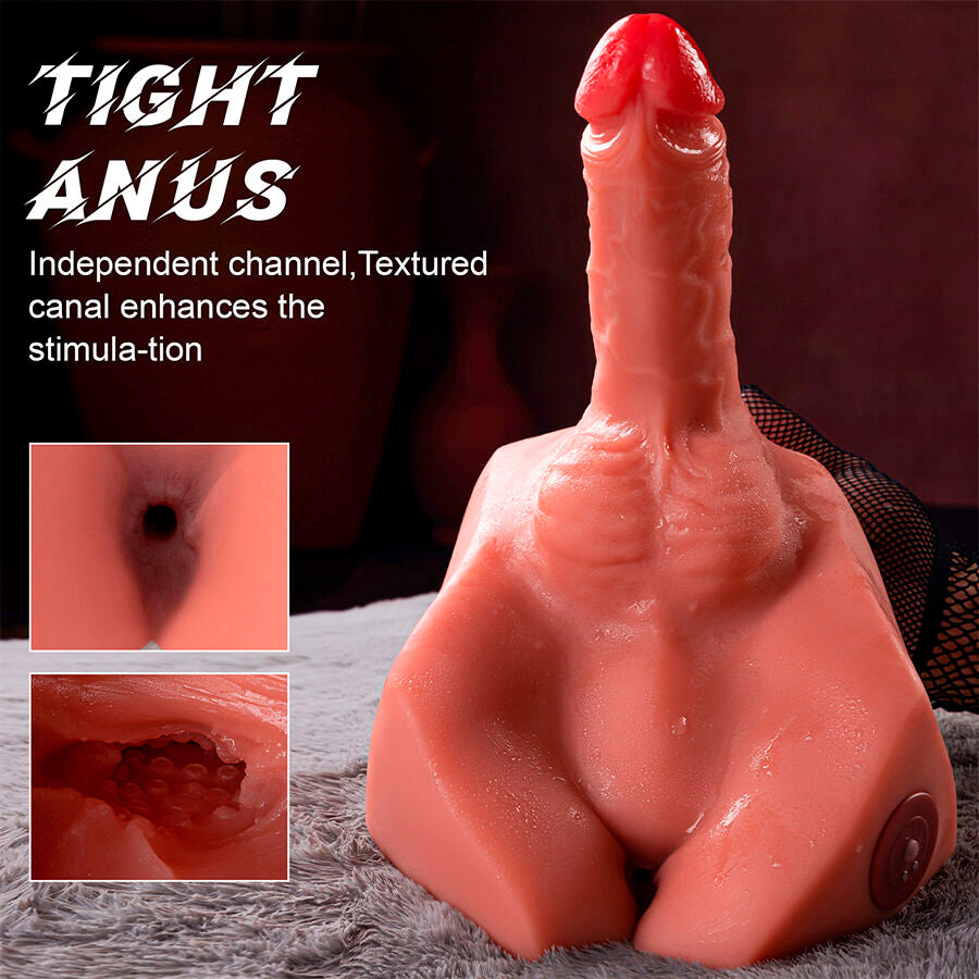 Michael Realistic Dildo And Anus Masturbator With Thrusting 15 Cm | Niks.fi verkkokauppa