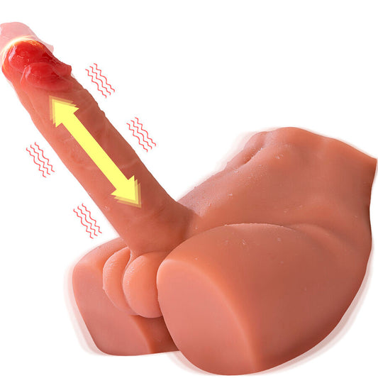 Peel Dildo Ass Realistic Dildo Masturbator Front Position With Thrusting 17.5 Cm | Niks.fi verkkokauppa