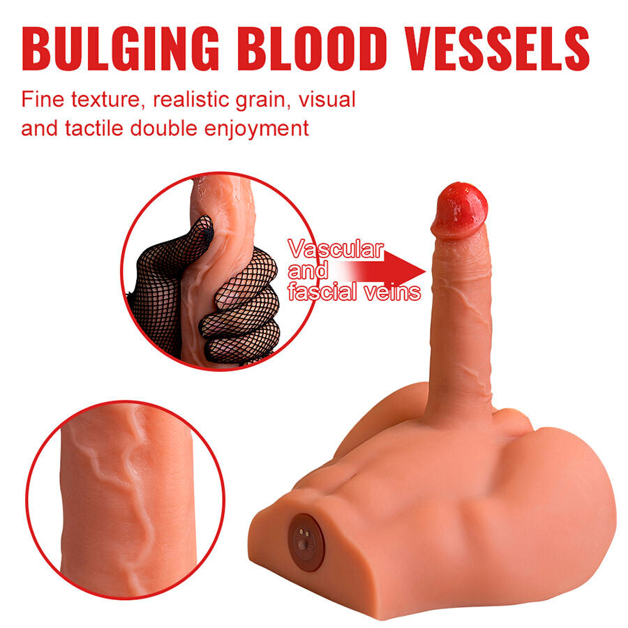 Peel Dildo Ass Realistic Dildo Masturbator Front Position With Thrusting 17.5 Cm | Niks.fi verkkokauppa