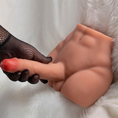 Peel Dildo Ass Realistic Dildo Masturbator Front Position With Thrusting 17.5 Cm | Niks.fi verkkokauppa