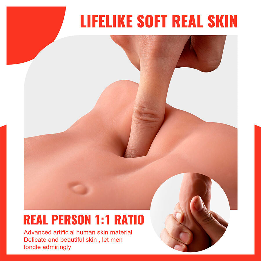 Bertlett Dildo Ass Realistic Dildo And Anus Masturbator Front Position With Thrusting 18 Cm | Niks.fi verkkokauppa