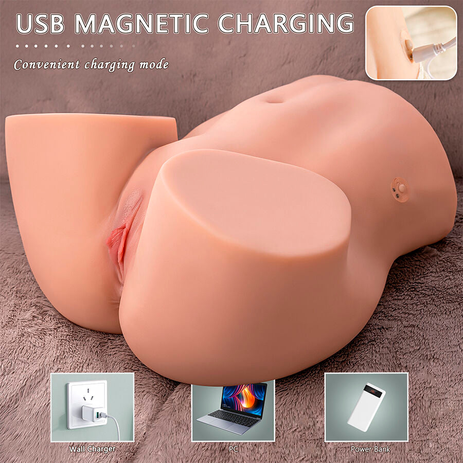 Ethel Thrusting Realistic Vagina Masturbator With Multi-Position Vibration | Niks.fi verkkokauppa