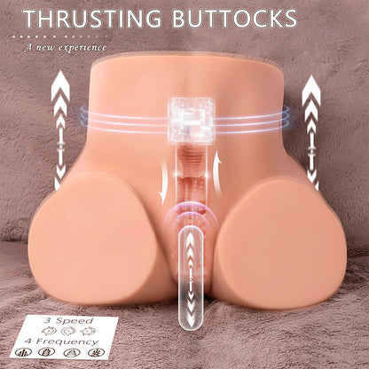 Ethel Thrusting Realistic Vagina Masturbator With Multi-Position Vibration | Niks.fi verkkokauppa