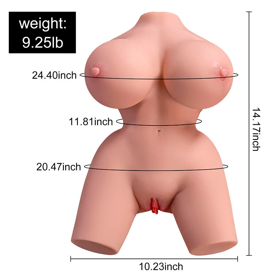 Frieda Realistic Female Torso With Vibration 36 Cm | Niks.fi verkkokauppa