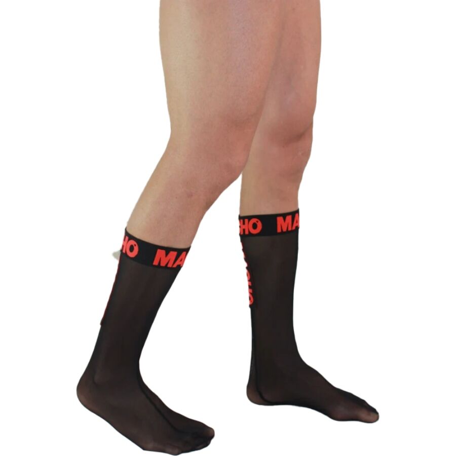Machothin Socks One Size Black/Red | Niks.fi verkkokauppa
