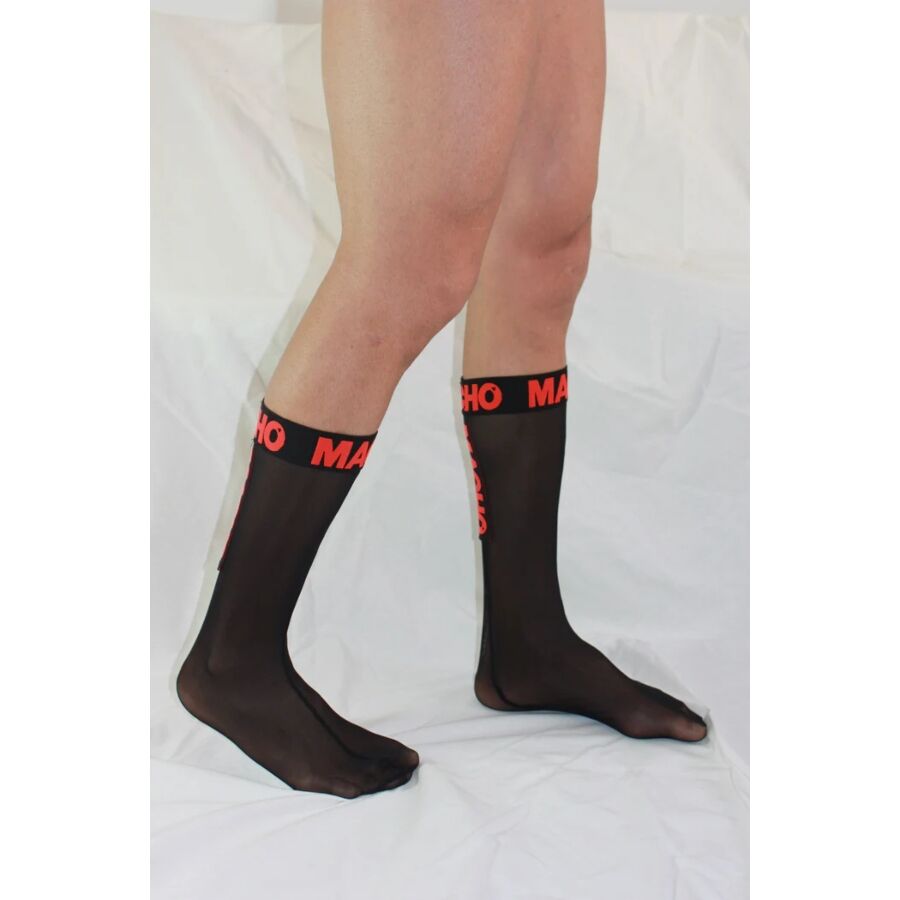 Machothin Socks One Size Black/Red | Niks.fi verkkokauppa