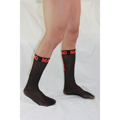 Machothin Socks One Size Black/Red | Niks.fi verkkokauppa