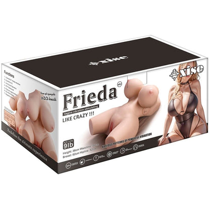 Frieda Realistic Female Torso With Vibration 36 Cm | Niks.fi verkkokauppa