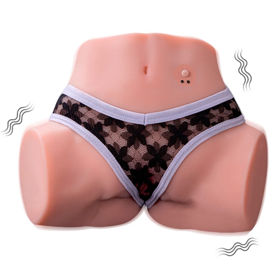 Tracy Vibrating Realistic Multiposition Vagina And Anus Masturbator | Niks.fi verkkokauppa