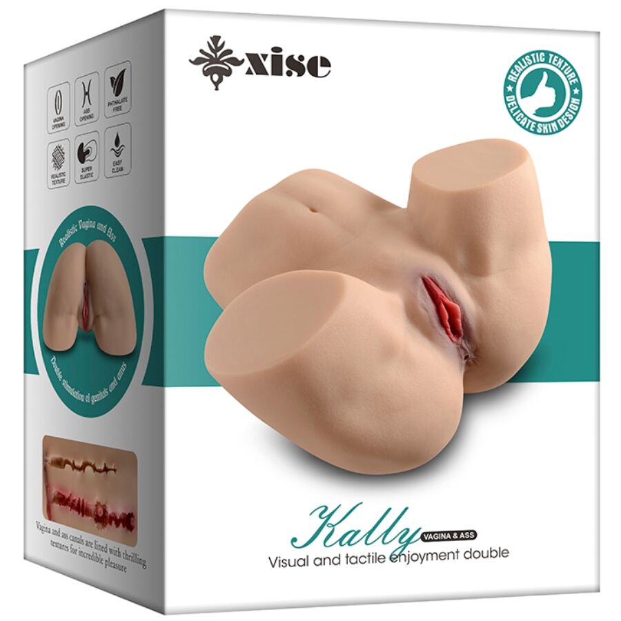 Kally Realistic Multiposition Vagina And Anus Masturbator | Niks.fi verkkokauppa