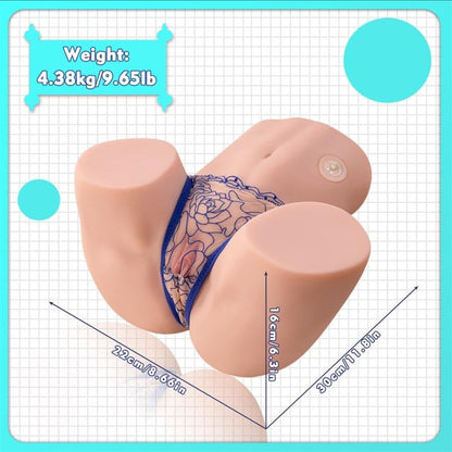 Maya Sucking Realistic Vagina And Anus Masturbator With Vibration And Stimulating Waves 4.5 Kg | Niks.fi verkkokauppa