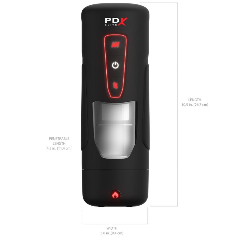 Pdx Elitemilk Me Hotter Automatic Masturbator With Thrusting And Heat Effect Vibration | Niks.fi verkkokauppa