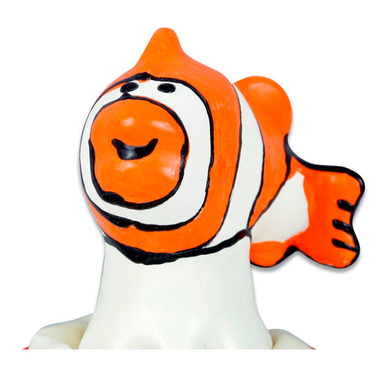 Handpainted Novelty Condoms Fish Orange | Niks.fi verkkokauppa