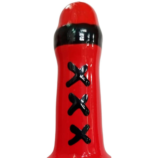 Handpainted Novelty Condoms Amsterdam Red | Niks.fi verkkokauppa