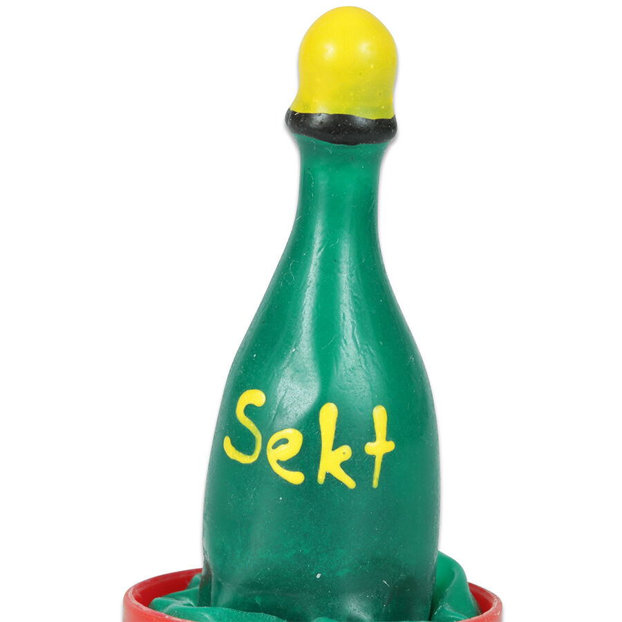 Handpainted Novelty Condoms Champagne | Niks.fi verkkokauppa
