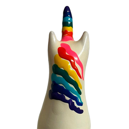 Handpainted Novelty Condoms Unicorn Rainbow | Niks.fi verkkokauppa