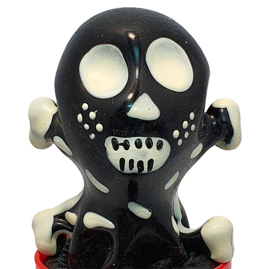 Handpainted Novelty Condoms Skull Black Model 2 | Niks.fi verkkokauppa