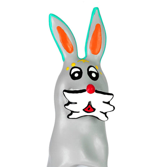 Handpainted Novelty Condoms Bunny Xl | Niks.fi verkkokauppa