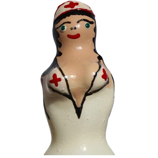 Handpainted Novelty Condoms Nurse Blond | Niks.fi verkkokauppa
